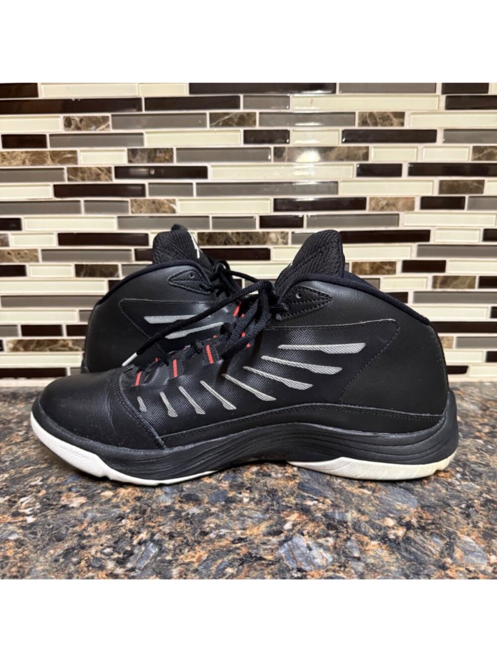 Jordan Prime Fly 2 Black Infrared 654287-020 Sz 11.5 - Picture 6 of 10